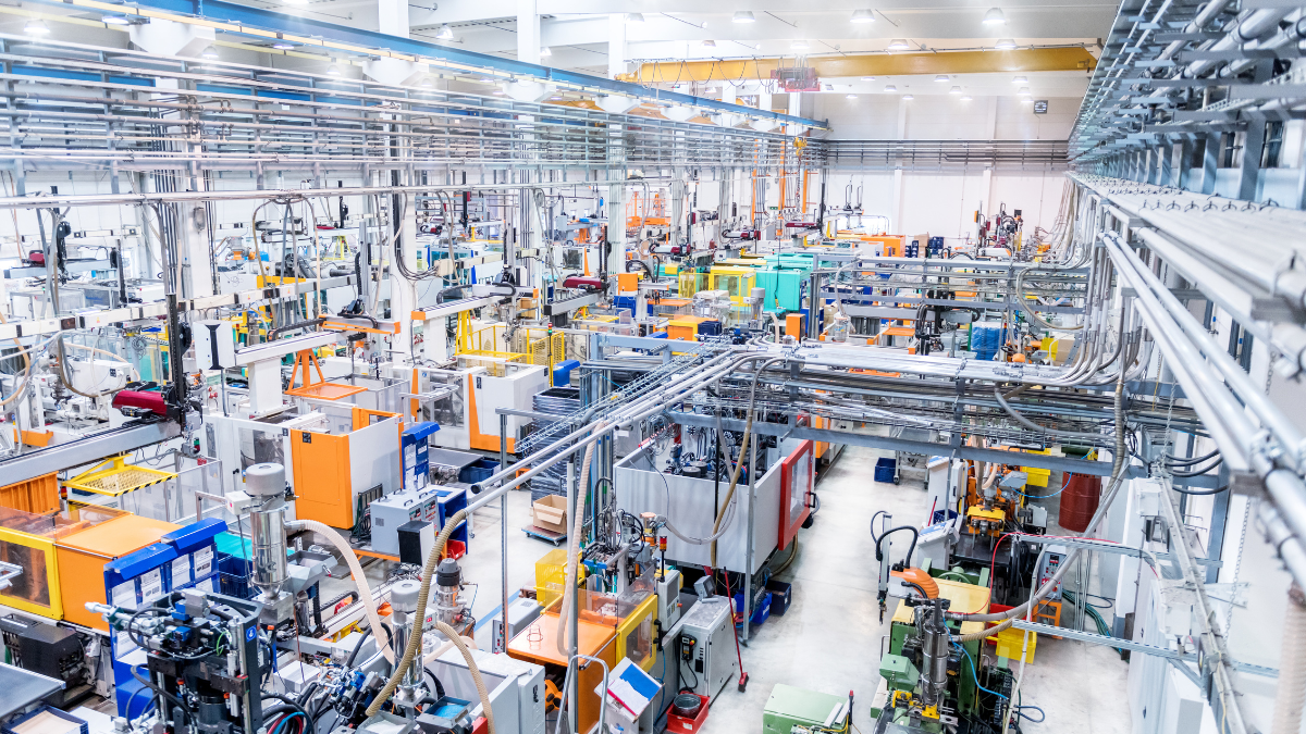 a manufactring facility taking part in GD&T training