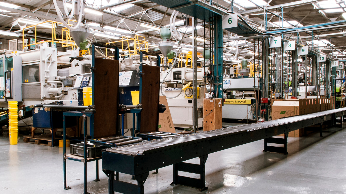 a manufacturing facility that utilized product development consultants to speed up their time to market.